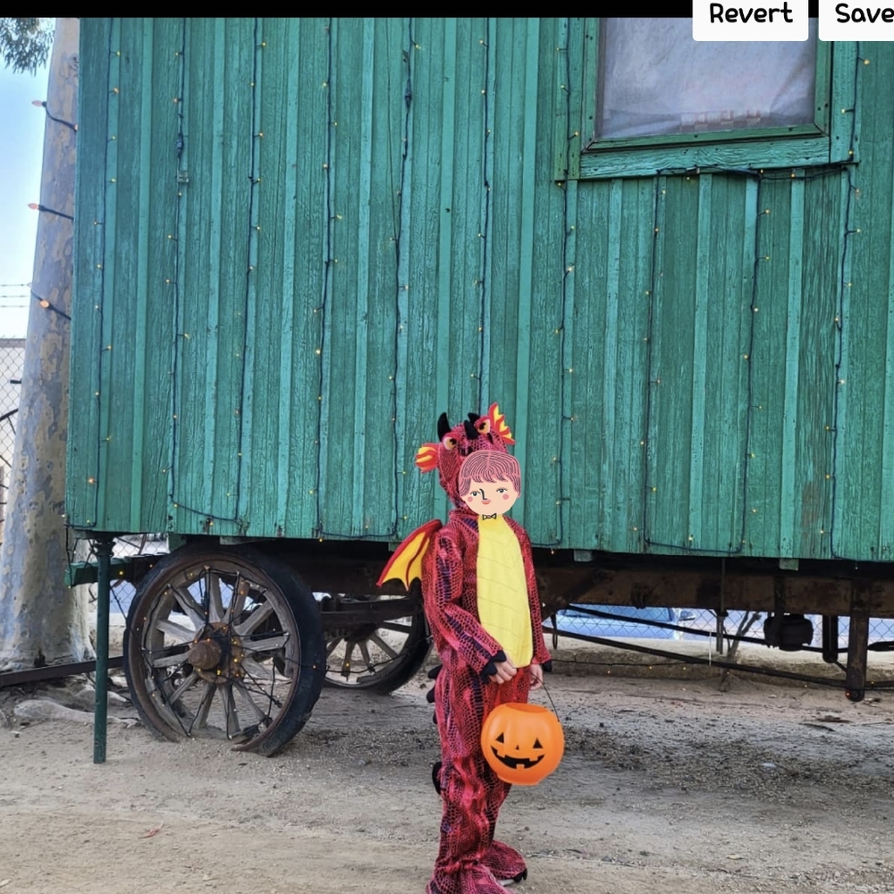 Red dragon Halloween costume